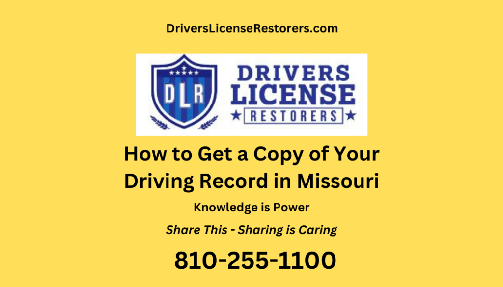 How to get a copy of your driving record in Missouri
