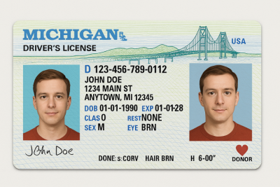 Michigan Drivers License Evaluation