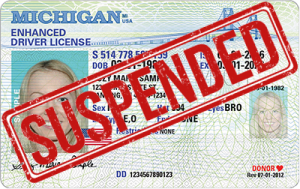 is my license suspended still in michigan